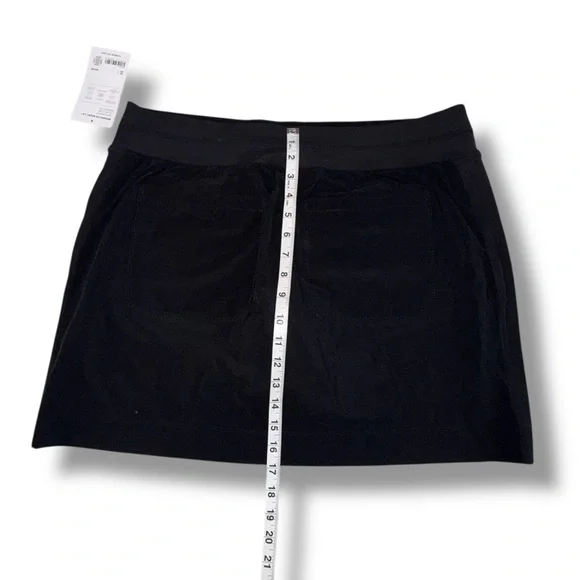 NWT ATHLETA Brooklyn Skort 16” - Black 16 - Picture 10 of 11
